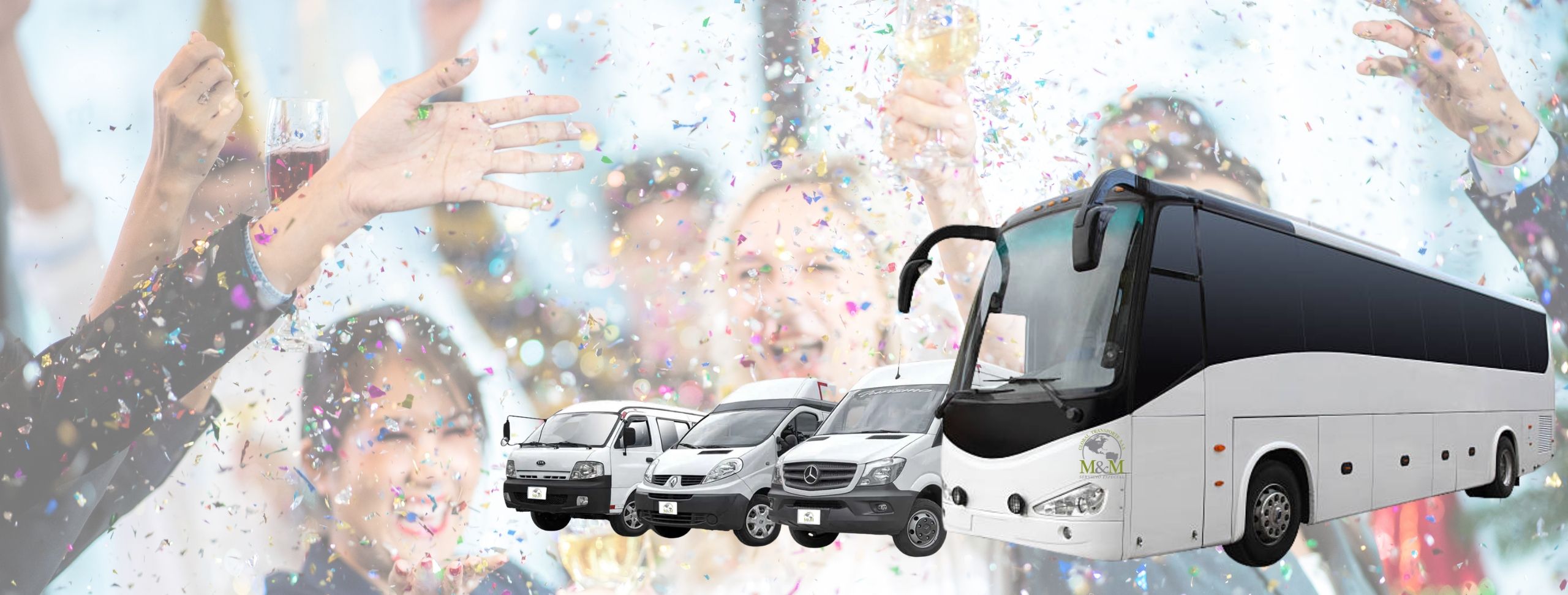 Transporte empresarial para eventos Fin de año